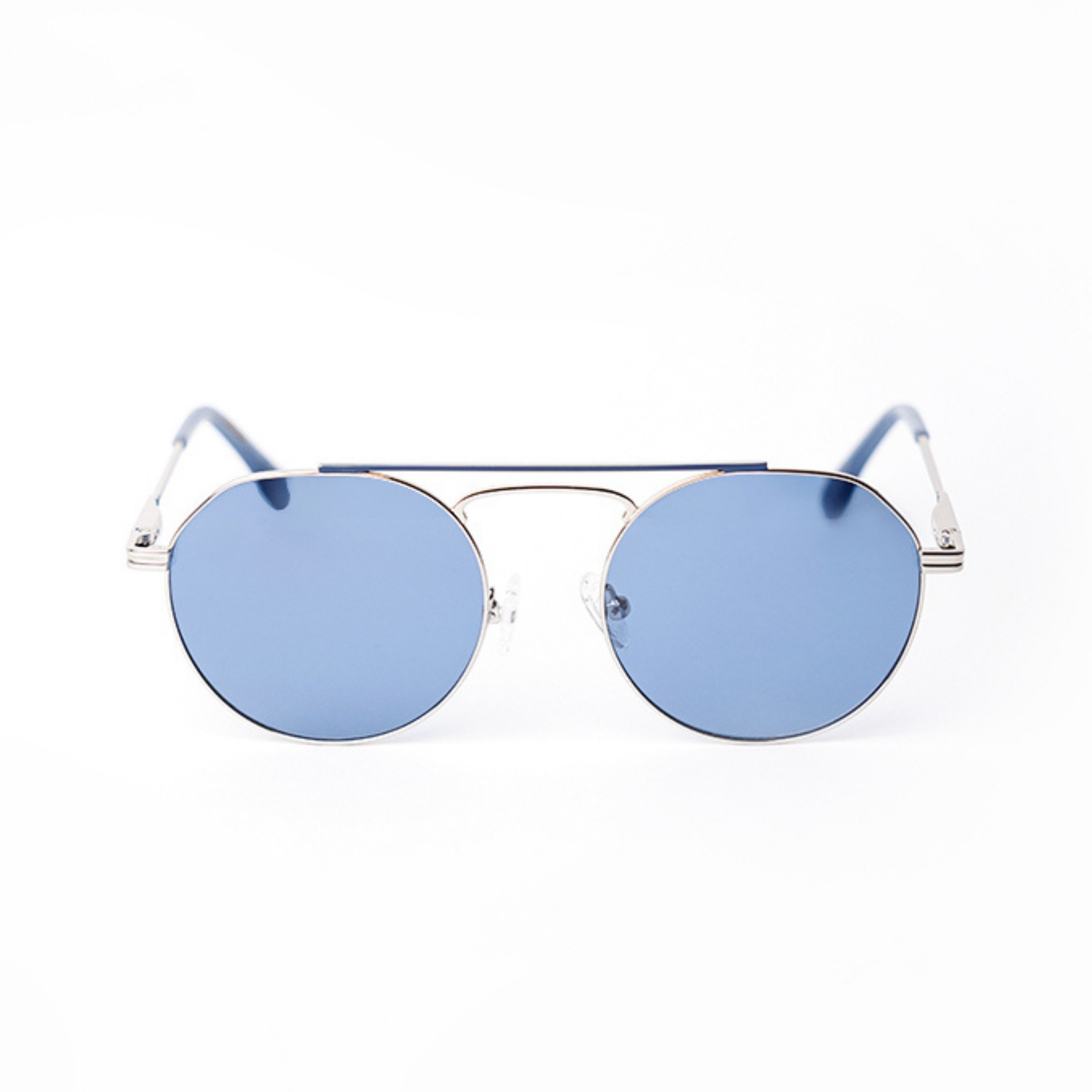 Spectre Sunglasses Branded Eyewear with Steel Frames Blue Lenses Exotiqa EXOTIQA